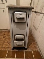 stufa e cucina a legna usata marca Zoppas in buono stato 