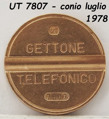 1978 gettone telefonico - gettone, ut