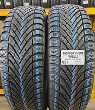 2X PNEUMATICI USATI 185/65 R15  88T PIRELLI WINTER CINTURATO TERMICHE M+S 