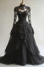 Abiti da sposa neri vintage