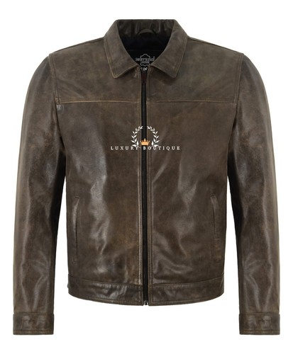 Giacca pelle uomo - , classica