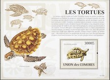 Isole Comore 2009 Tartarughe Conservazione Animali Protezione Natura m/s MNH
