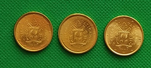Vaticano monete 50 cent - 3, da