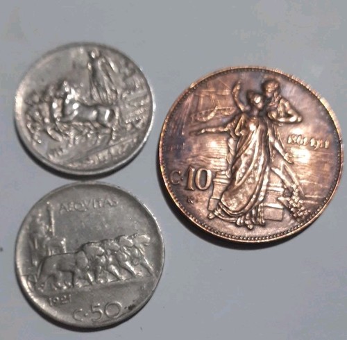 Iii lotto monete 1 - iii, lira