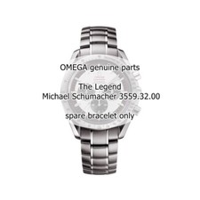 OMEGA bracciale acciaio per Speedmaster Broad Arrow Schumacher 3559.32.00 ansa 2