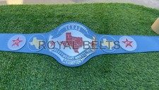 Texas Heavyweight Wrestling Championship Title Belt Adult Size Zinc Plated