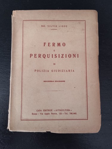 Libro fermo perquisizioni di - libro,