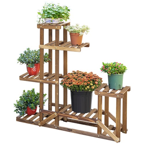 Outsunny scaffale porta - scaffale,