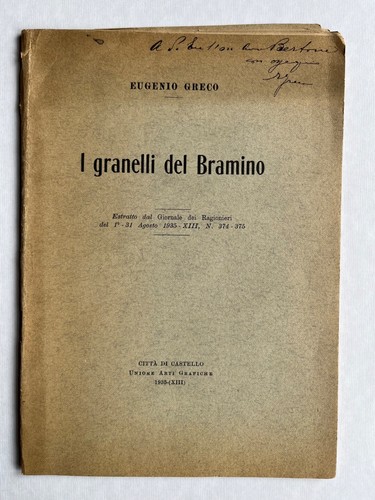 Eugenio greco granelli del - greco,,