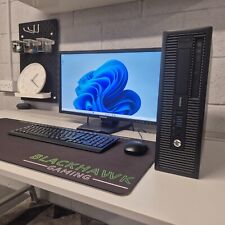 Pacchetto computer HP ProDesk Windows 11 Intel Core i7 SSD 32 GB RAM PC SFF WiFi