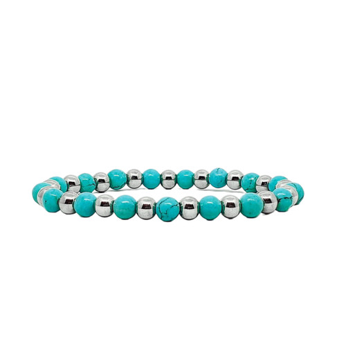 Bracciale turchese pietre - turchese, dure