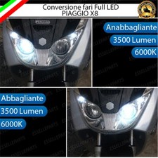 KIT FARO A LED PIAGGIO X8