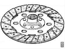 Disco frizione rigido centrale