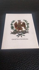 CASTELTERMINI N 23 2°SERIE  FIGURINA STEMMI . BRIOSCHI ANNI 20 ANTEGUERRA 