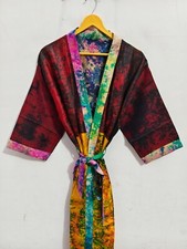 Sari indiano seta tie dye