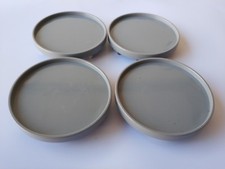 4 Tappi Coprimozzi Grigio