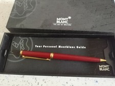 Penna a Sfera Montblanc Noblesse Oblige laccata bordeaux con scatola