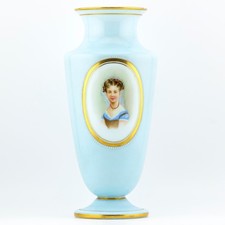 Vaso Celadon Vetro Opalino