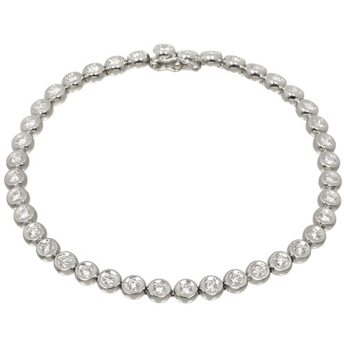 Bracciale con diamanti ct - con, 1,00