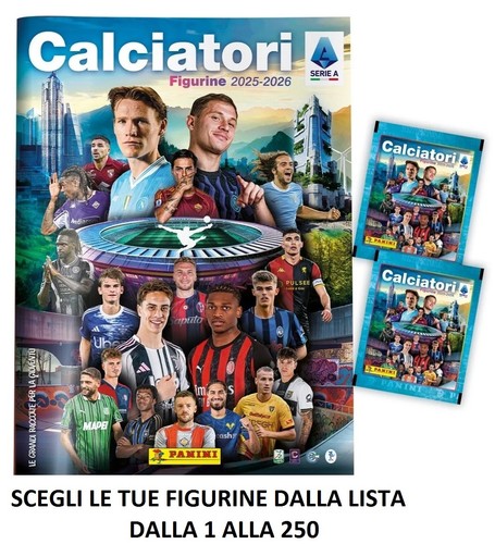 Calciatori panini 2025 - calciatori,