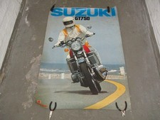 Poster, Suzuki, GT 750, non brochure,, no prospetto, GT 750,550,500,380,250,125