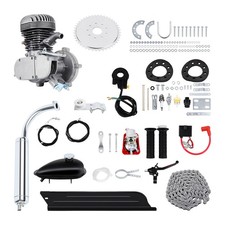 100CC Bicicletta Benzina Motore Ausiliario Bike Engine Kit 2 Tempi Gas Moteur Motorizzato