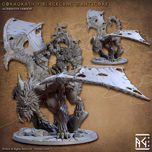 Orco barbaro manticora - manticora,