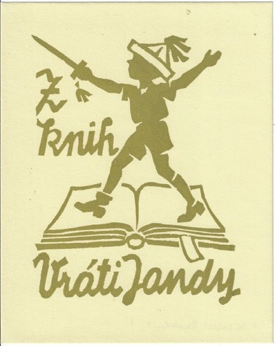 Milos endler exlibris für - milos,