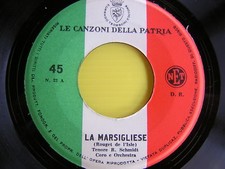 45 GIRI LA MARSIGLIESE  CHANT