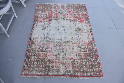 Tappeto vintage con accento
