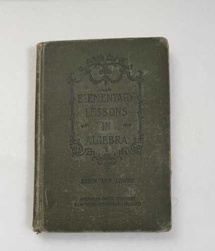 1894 elementary lessons in - 1894-,