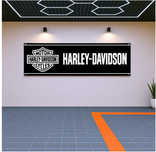 Striscione bandiera harley - striscione,