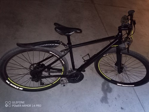 Bici trekking uomo - trekking, nera