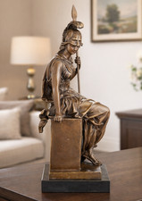 Scultura in bronzo dea Atena