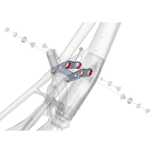 Biellette pivot haut lapierre - biellette,