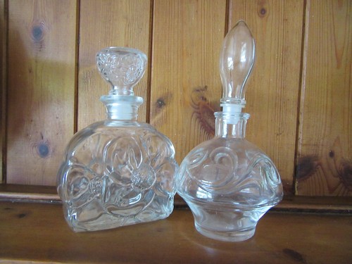 Vintage embossed glass - vintage,