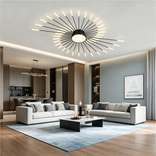 Plafoniera led elegante - plafoniera, teste