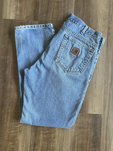 Jeans carhartt uomo 34x30 - 34x30, blu