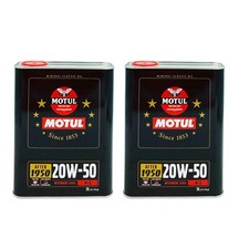 4 LITRI OLIO MINERALE MOTUL CLASSIC 20W50 MOTORE AUTO D'EPOCA 1950 1970 02MO51