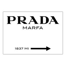 Quadro Prada Marfa con Cornice