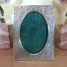 Cornice Portafoto in Argento 800 Antica Firenze anni 40 - Rara - x foto 6x9