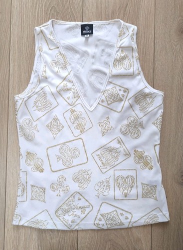 Top y2k versace jeans - top,