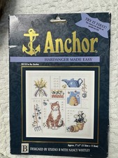 Ancoraggio Hardanger Made Easy 28118 In The Garden Kit Kit Gatto Punto Croce Kit Nuovo