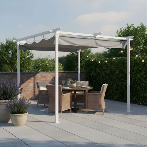 Gazebo retrattile mykonos 3x3 - gazebo,