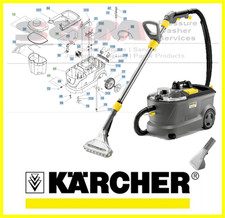 Ricambi pulitore tappeti originali Karcher Puzzi 10/1 con diagrammi 1.100-132.0