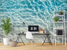 Carta da parati 3D blu mare