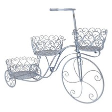 Triciclo portavasi in ferro