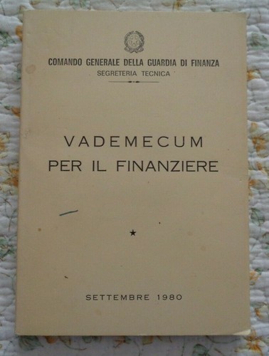 Vademecum per finanziere a - finanziere,