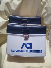 automobile club Firenze ACI coppia di borse per bici e moto vintage rarissime