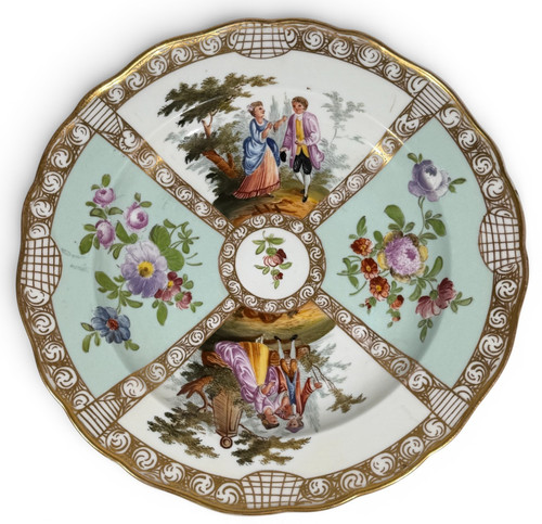 Piatto porcellana meissen - in,